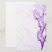 Lila Rose Briefpapier (Vorne/Hinten)