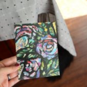 Lila Rose Collage Postkarte