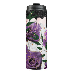 Lila Rose Drilling Goth Halloween Thermosbecher
