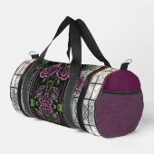 Lila Rose durch das Fenster - gotischer Stil Duffle Bag (Rechte Ecke)