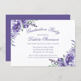 Lila Rose | Eleganter Abschluss Einladung