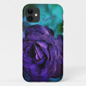 Lila Rose Elegantes iPhone/iPad Gehäuse Case-Mate iPhone Hülle (Rückseite)