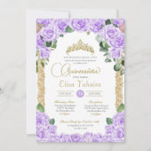 Lila Rose Florenz Einladung (Vorderseite)