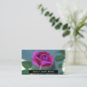 Lila Rose, Floristry Visitenkarte (Stehend Vorderseite)