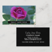 Lila Rose, Floristry Visitenkarte (Vorne/Hinten)