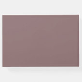 Lila Rose Garden Wedgebook Gästebuch (Rückseite)