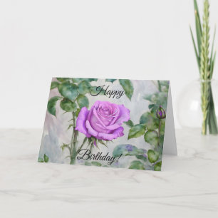 Lila Rose Gartengarten Karte