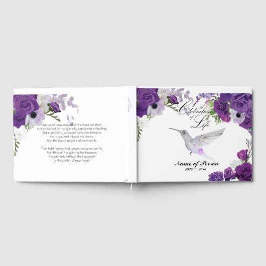 Lila Rose & Gästebuch (Voll)