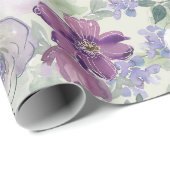 Lila Rose Geschenkpapier (Rolleneckpunkt)