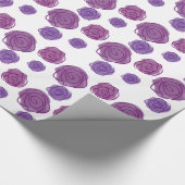 Lila Rose Geschenkpapier (Ecke)