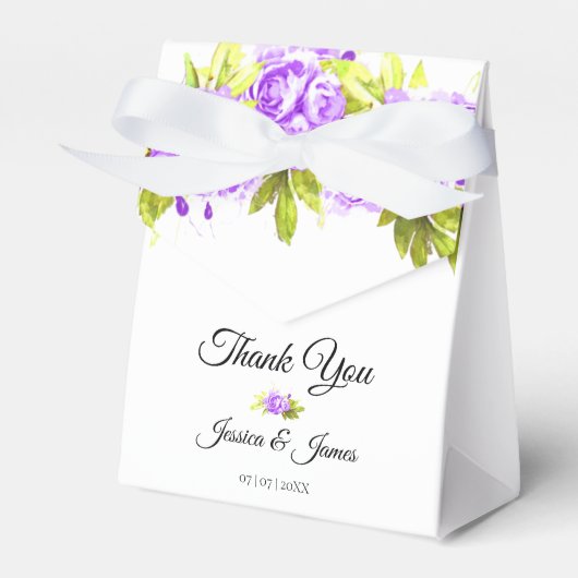 Lila Rose Geschenkschachtel (Vorderseite)