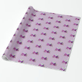 Lila Rose Geschenkwrap Geschenkpapier (Ungerollt)