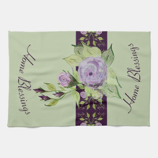 Lila Rose Geschirrtuch (Horizontal)