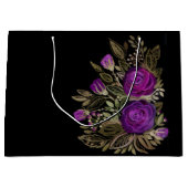 Lila Rose Große Geschenktüte (Vorderseite)