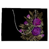 Lila Rose Große Geschenktüte (Rückseite)