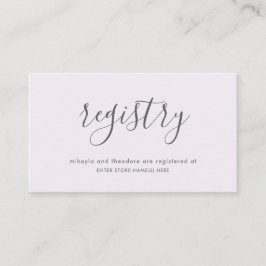 Lila Rose Hochzeit Begleitkarte