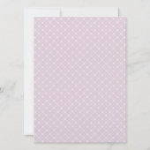 Lila Rose | Hochzeitseinladung Einladung (Rückseite)