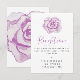 Lila Rose | Hochzeitsempfang Einladung