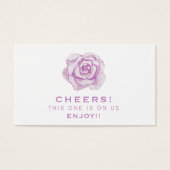 Lila Rose | Hochzeitsgetränk (Vorderseite)