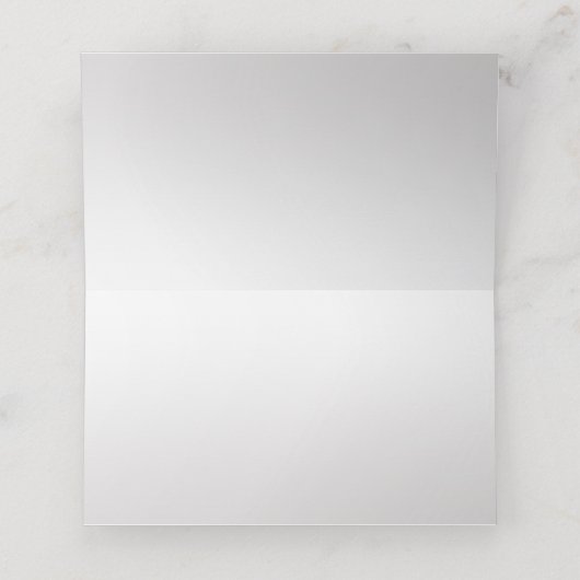 Lila Rose in Silver Grau Platzkarten (Innenseite Aufgefaltet)