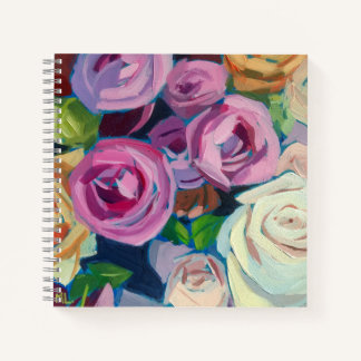Lila Rose Journal oder Sketchbook Notizblock