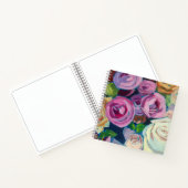 Lila Rose Journal oder Sketchbook Notizblock (Innenseite)