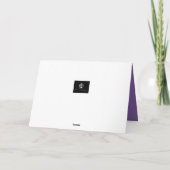 Lila Rose Karte (Rückseite)