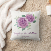Lila Rose Kissen (Decke)