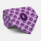 Lila Rose Krawatte (Gerollt)