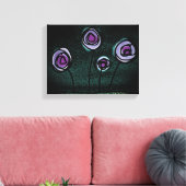 Lila Rose Leinwanddruck (Insitu (Wohnzimmer))