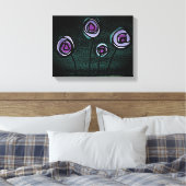 Lila Rose Leinwanddruck (Insitu (Schlafzimmer))
