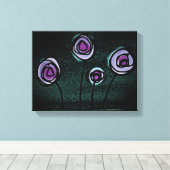 Lila Rose Leinwanddruck (Insitu (Holzboden))