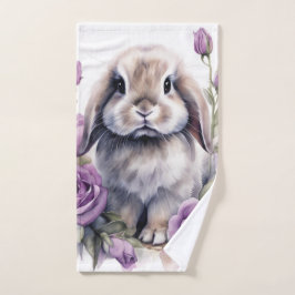 Lila Rose Love Bunny Rabbit Handtuch