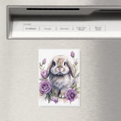 Lila Rose Love Oared Bunny Rabbit Magnet (In Situ (Geschirrspüler))
