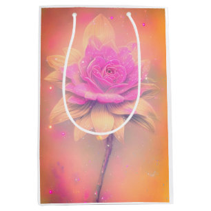 lila Rose Mittlere Geschenktüte