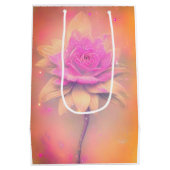 lila Rose Mittlere Geschenktüte (Rückseite)