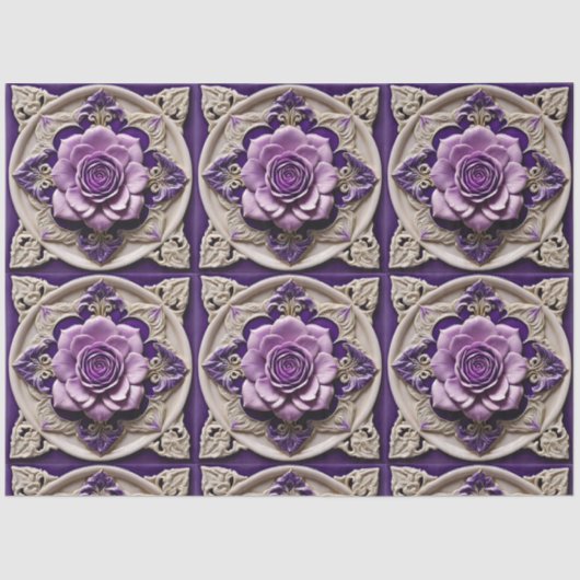 Lila Rose Moderne Beauty Collection Seidenpapier (Vorderseite)