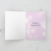 Lila Rose Muttermütter Foto Mütter Tag Karte (Innenseite)