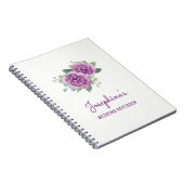 Lila Rose Notizblock (Rechte Seite)