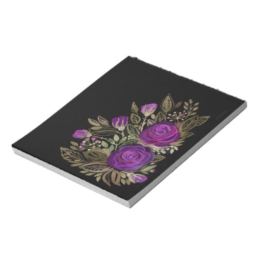 Lila Rose Notizblock (Rotiert)