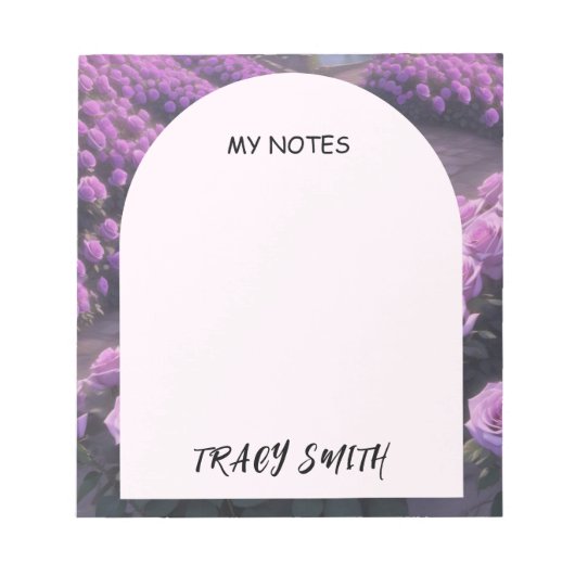 Lila Rose Notizblock (Vorderseite)