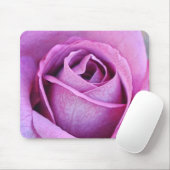 Lila Rose Petal Art Mouse Pad Mousepad (Mit Mouse)