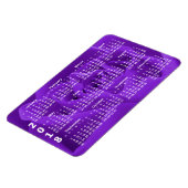 Lila Rose Petals 2018 Kalender Magnet (Linke Seite)