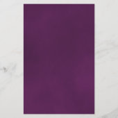 Lila Rose Pflaume Elegantes HAUSHALT Einladung Hoc (Rückseite)