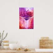 lila Rose Poster (Küche)