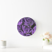 lila Rose Runde Wanduhr (Zuhause)