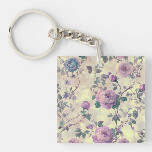 Lila Rose Schlüsselanhänger (Vorderseite)