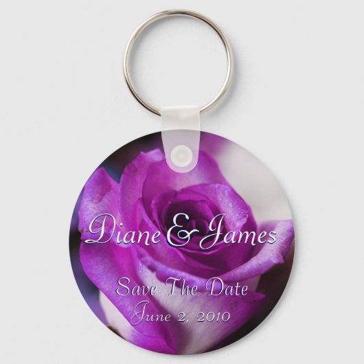 Lila Rose Schlüsselanhänger (Vorderseite)