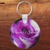 Lila Rose Schlüsselanhänger (Vorderseite)