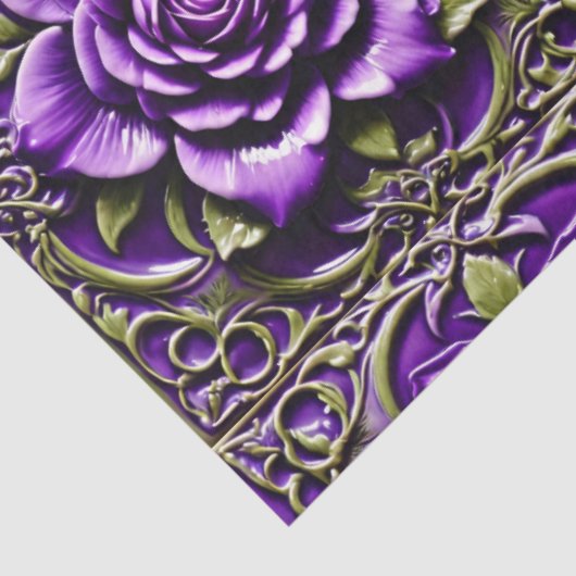 Lila Rose Schöne Sammlung Seidenpapier (Ausschnitt)